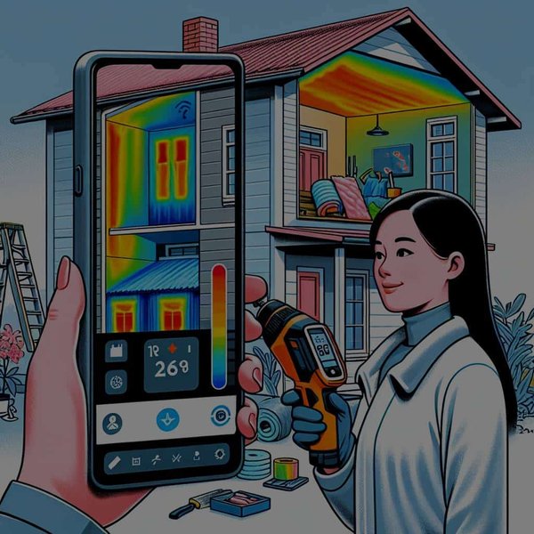 Can Advanced Thermal Imaging on Smartphones Enhance DIY Home Insulation Efforts?