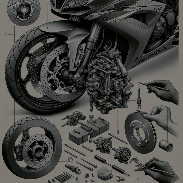 How to Upgrade the Front Brakes on a Honda CBR1000RR Motorcycle?