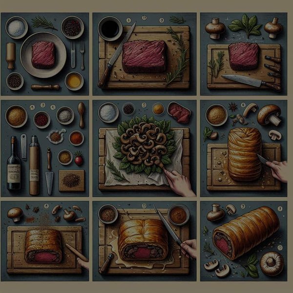 How to Craft a Rich and Flavorful Beef Wellington with a Duxelles of Mushrooms?