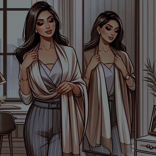 What's the Best Approach to Styling a Cashmere Wrap for a Business Dinner?