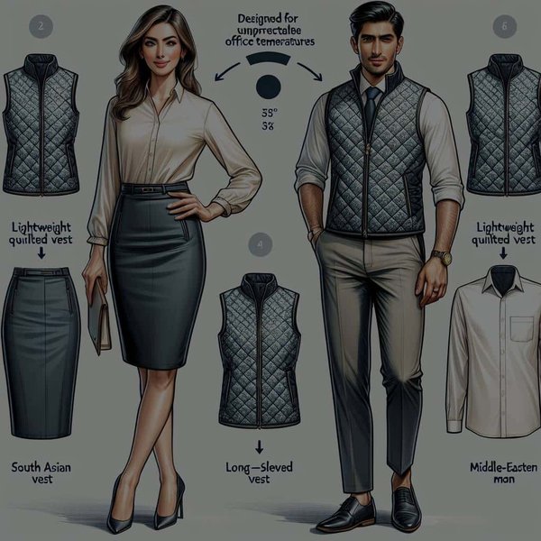 What's the Best Way to Wear a Lightweight Quilted Vest for Layering in Unpredictable Office Temperatures?